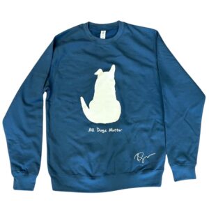 Limited Edition: Ricky Gervais Designed Blue Sweatshirt