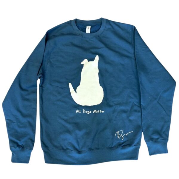 Limited Edition: Ricky Gervais Designed Blue Sweatshirt