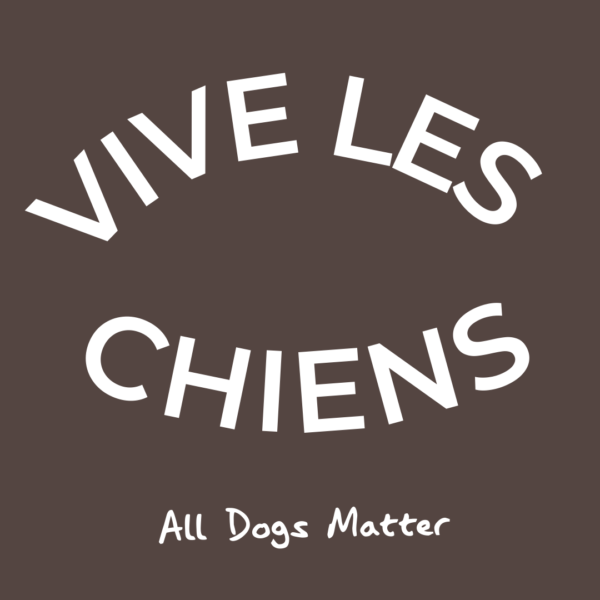Vive Les Chien Sweatshirt - Chocolate Brown - Image 2