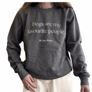 Favourite People Sweatshirt Dark Grey