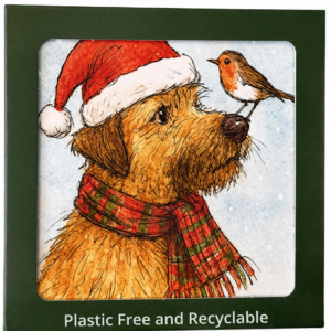 Christmas Cards - Dog and Robin