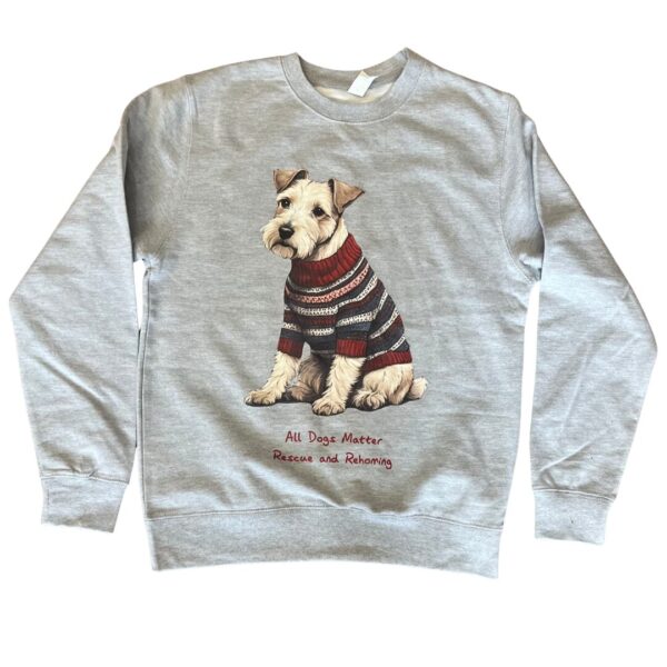 Seasonal Dog Sweatshirt - Grey - Image 2