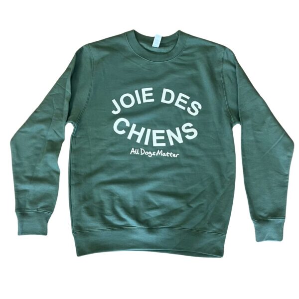 Joie Des Chien Sweatshirt - Olive Green - Image 2