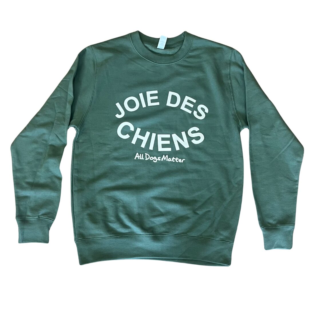 Joie Des Chien Sweatshirt – Olive Green