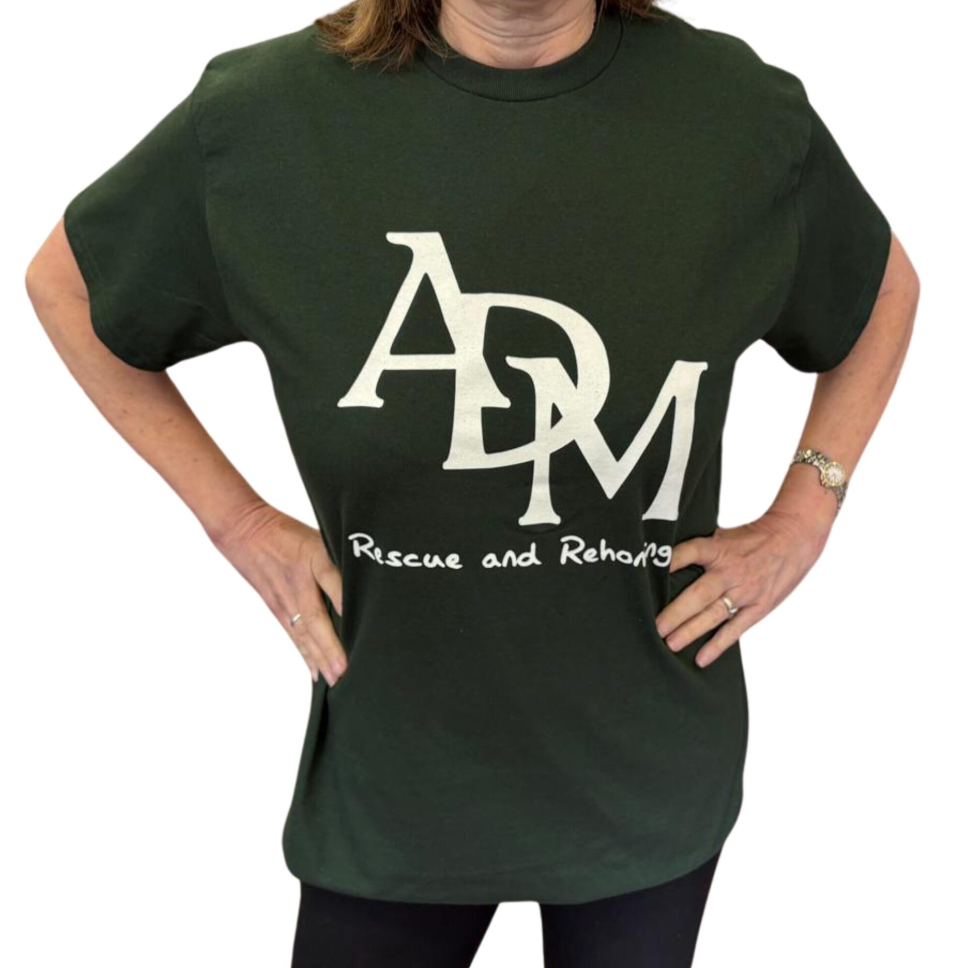 ADM T-Shirt Bottle Green