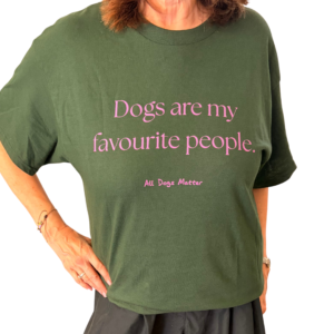 'Dogs are my favorite people' T-Shirt