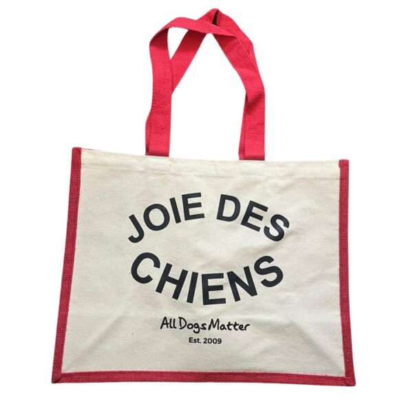 Joie Des Chiens canvas bag - available in 2 new colours