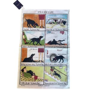 It's a Dog's Life Tea Towel