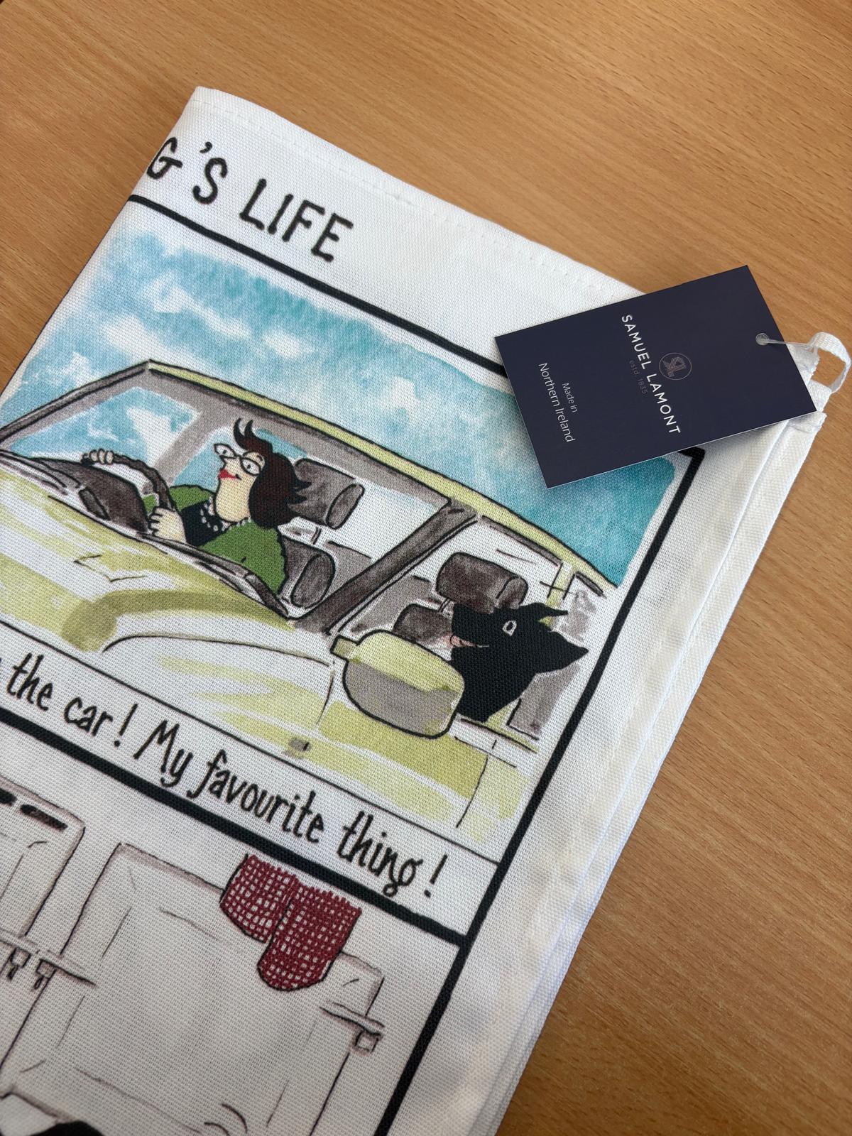 It’s a Dog’s Life Tea Towel