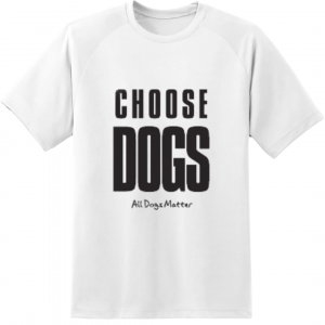 Choose Dogs T-Shirt Black