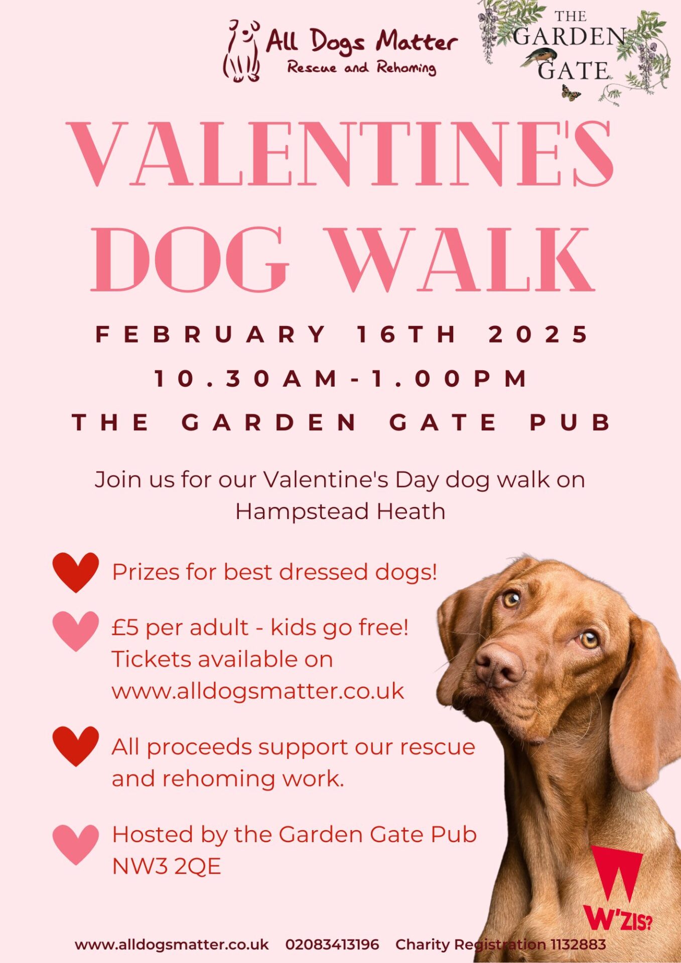 Valentine’s Dog Walk 2025